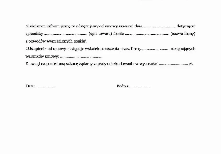 Kiedy można bezpiecznie odstąpić od umowy kupna sprzedaży bez konsekwencji
