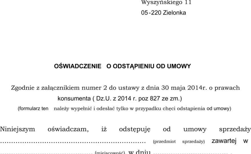 Termin odstąpienia od umowy: 14 dni czy zawsze? Poznaj fakty