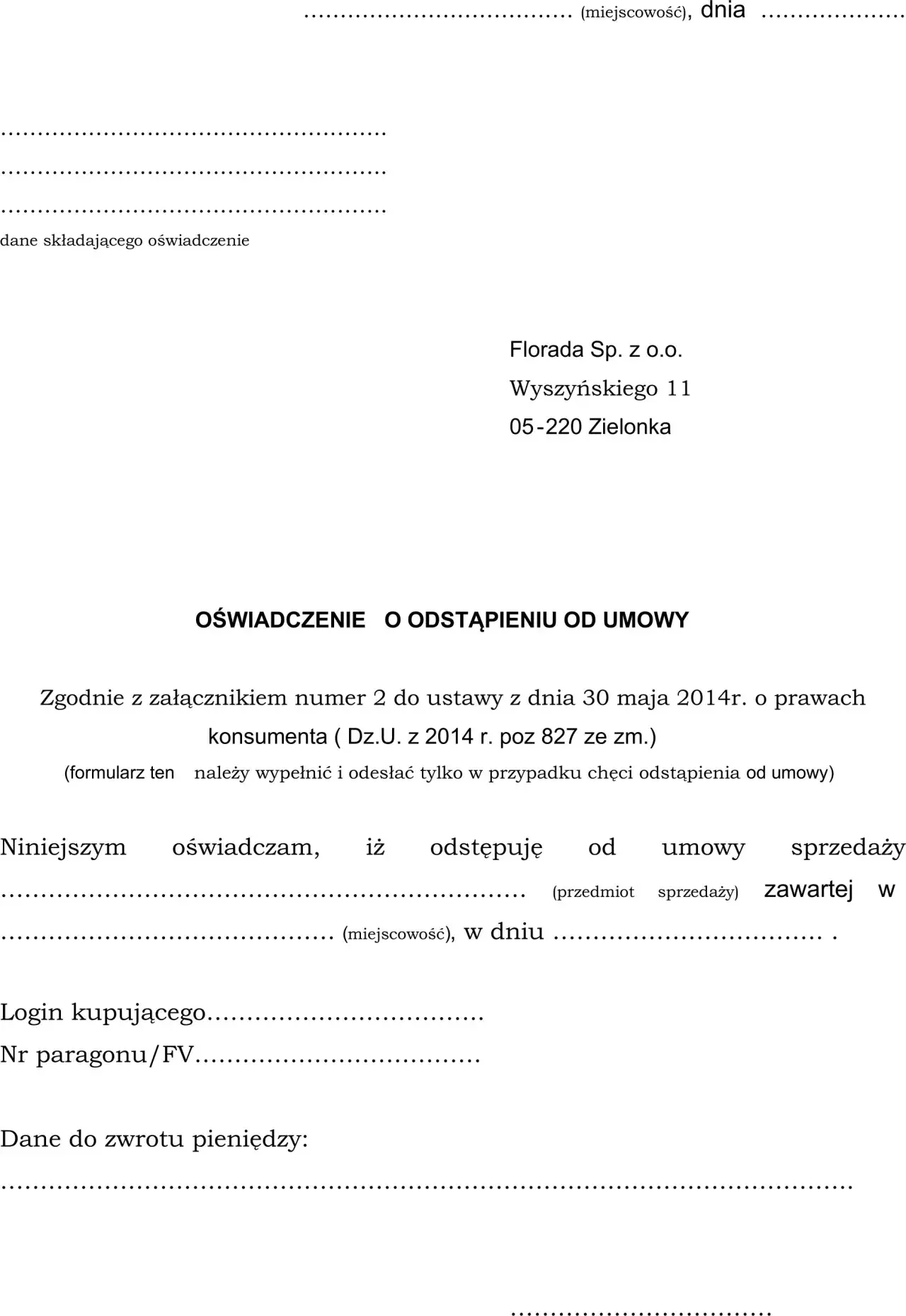 Jak bezpiecznie i bez opłat odstąpić od umowy z Energetyczne Centrum?
