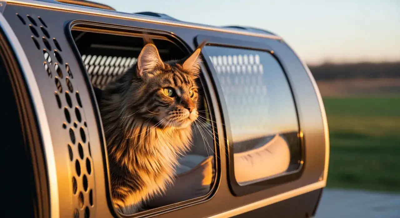 Zdjęcie Najlepszy transporter dla Maine Coona - zapewnij bezpieczeństwo i komfort